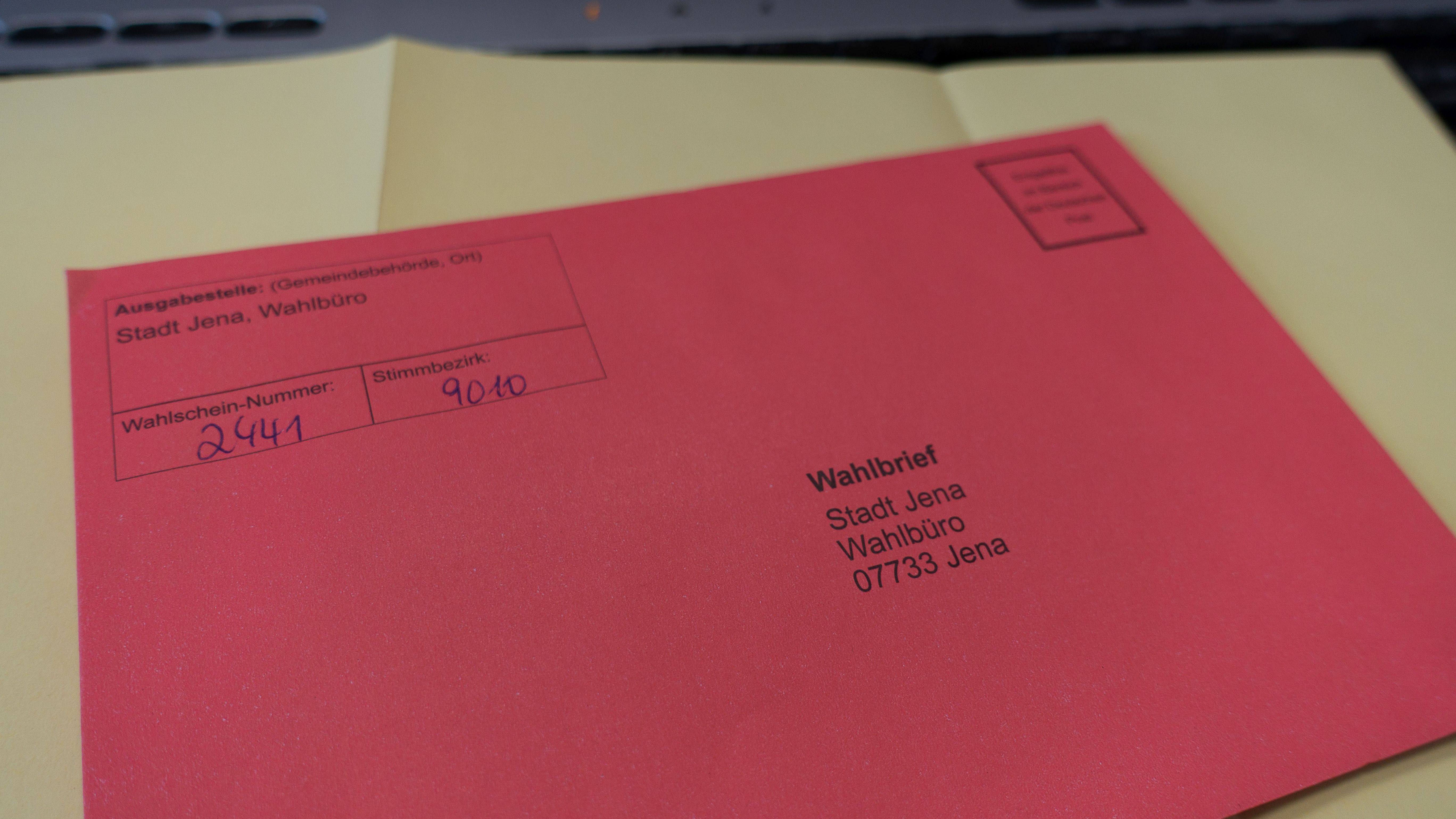 Briefwahlunterlagen verschickt