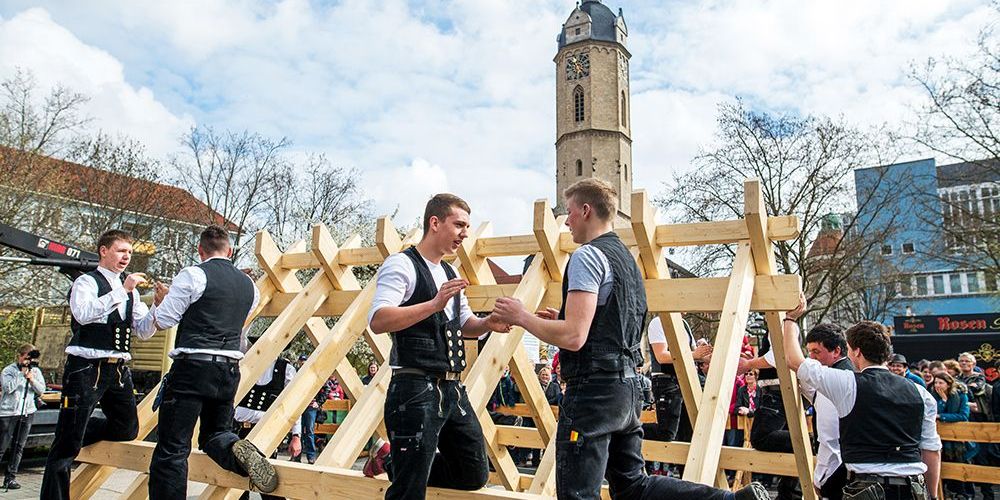 17. Thüringer Holzmarkt in Jena am 14. April