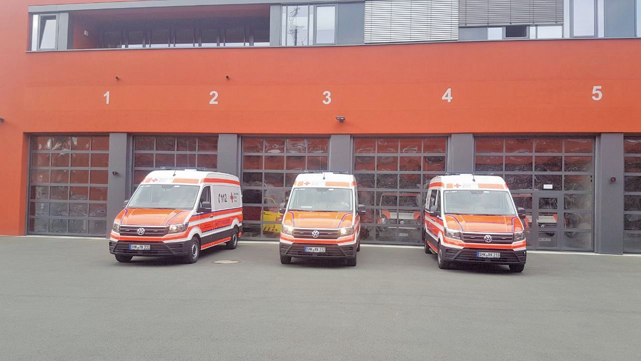 DRK hat neue Krankentransportfahrzeuge