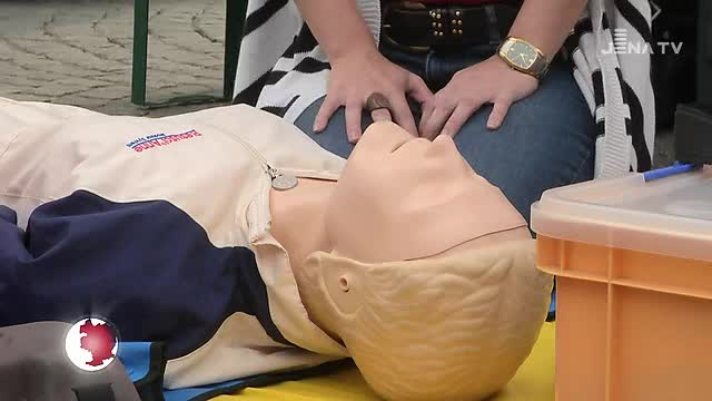 Aktionstag: Das Deutsche Rote Kreuz präsentierte sich mit seinen Angeboten auf dem Marktplatz