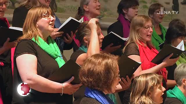 Lange durchgehalten: Die Jena Jubilee Singers gaben ein Festkonzert zum 30-jährigen Bestehen