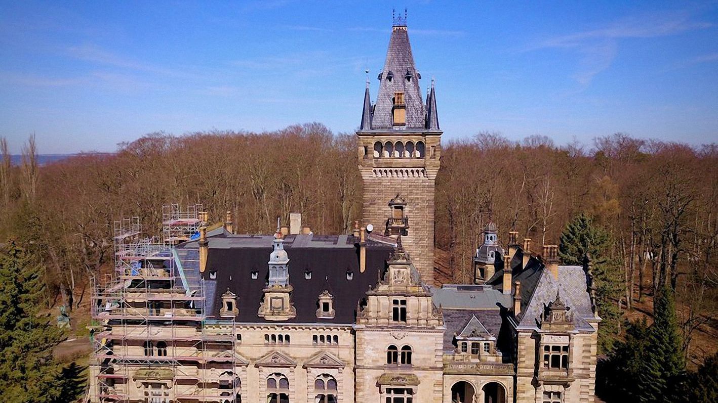 Neues Schloss Hummelshain: Bautagebuch im  Netz