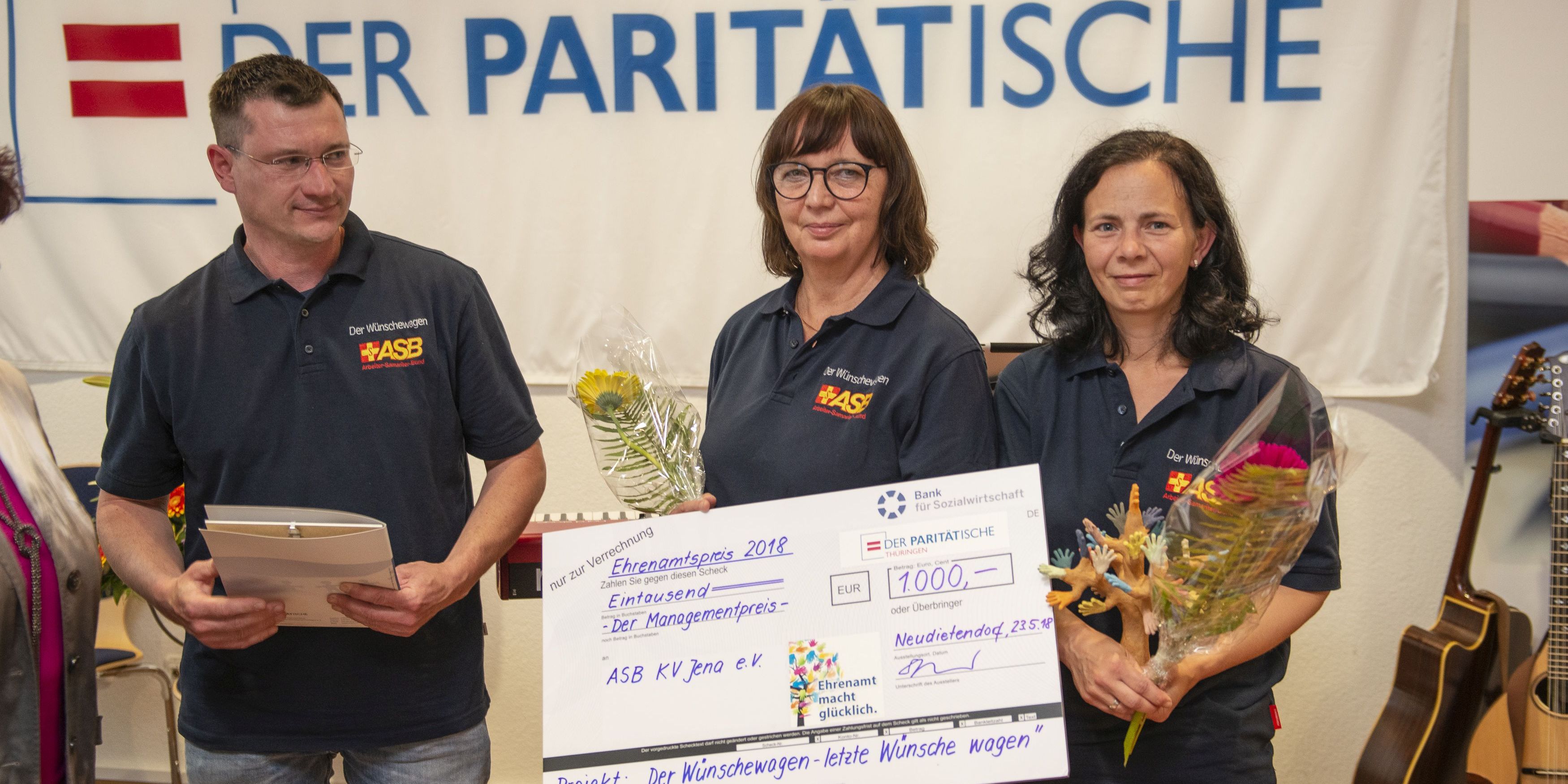 Ehrenamtspreis für Jenaer ASB-Wünschewagen