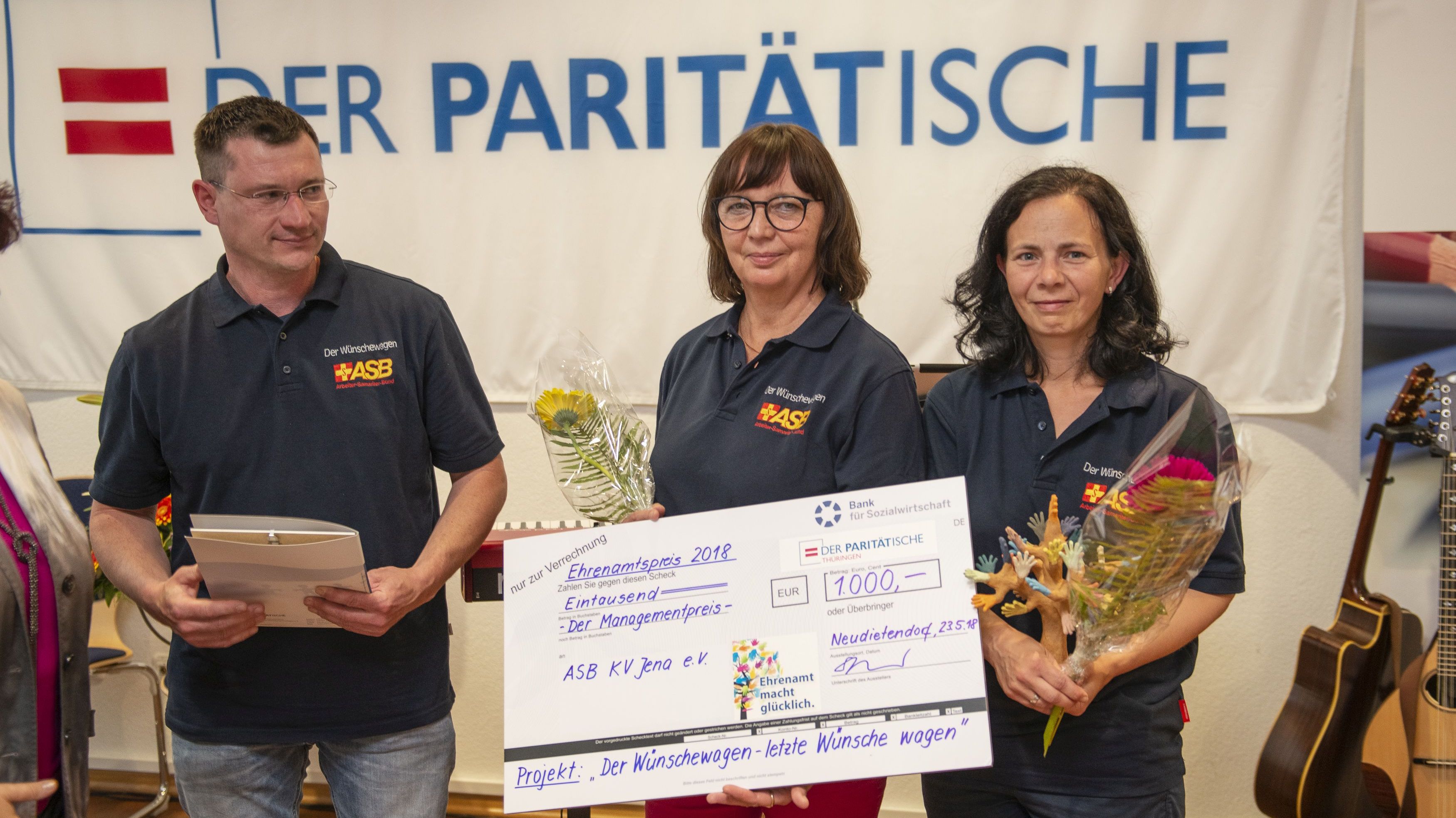 Ehrenamtspreis für Jenaer ASB-Wünschewagen