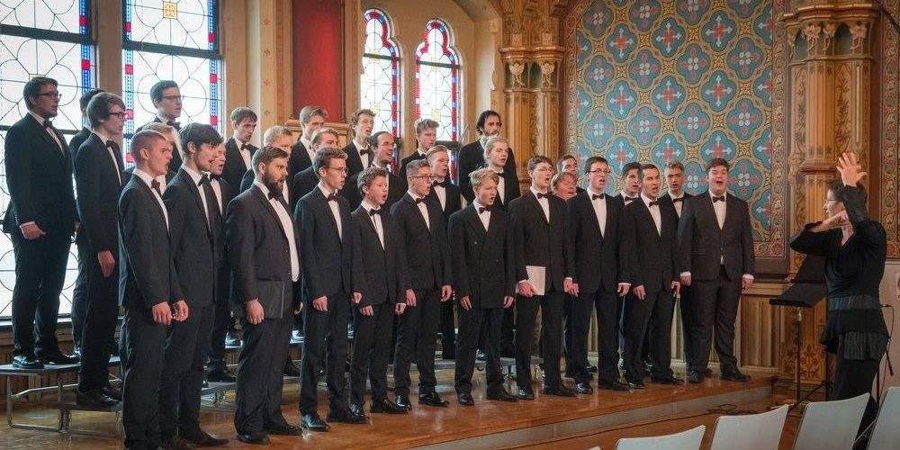 Männerstimmen der Jenaer Philharmonie bei  Titelverteidigung