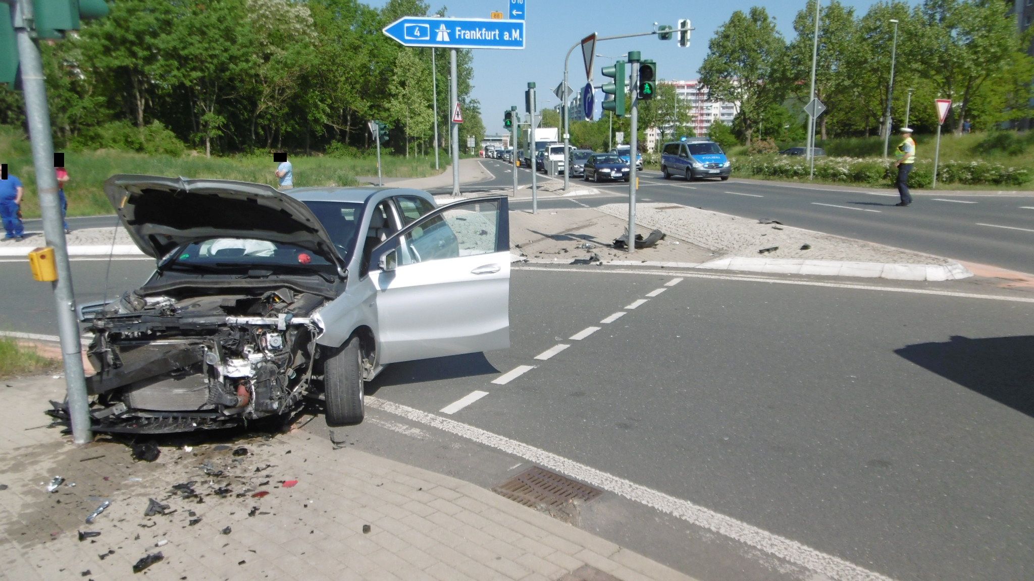 Zwei Verletzte bei Zusammenstoß