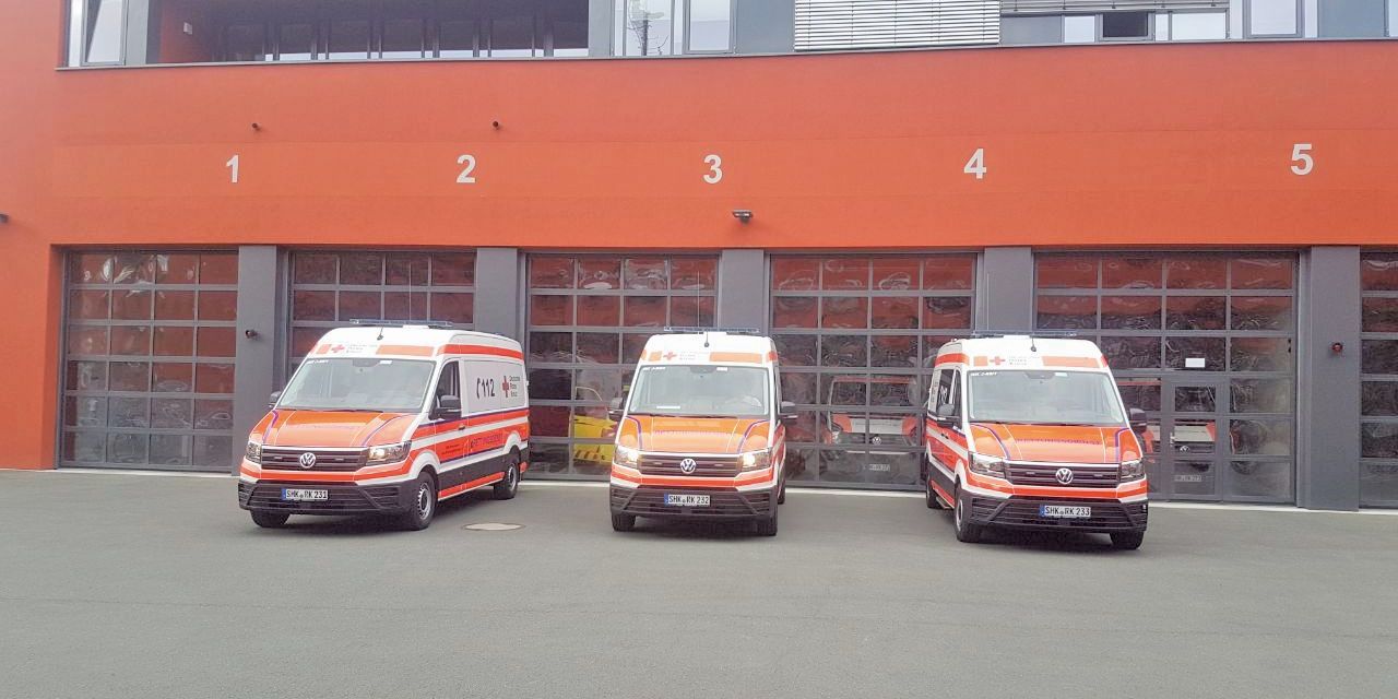 DRK hat neue Krankentransportfahrzeuge DRK hat neue Krankentransportfahrzeuge