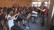 Letzte Probe: Das große Ensemble der Musik- und Kunstschule spielt am Donnerstag im Volkshaus