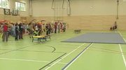 Eingeweiht: Die Turnhalle der Lobdeburgschule ist vollendet