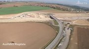 Flugbilder: Wir haben Bilder vom Baugeschehen an der Autobahn aus der Vogelperspektive