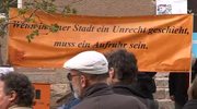 Aktion gegen das Vergessen: Um das „Braune Haus“ wurde eine Toleranzgrenze gezogen