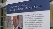Ausstellung zum Thema „Thüringen 2020. Weniger Geld- mehr Geist“