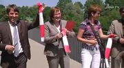 Eröffnet: Die Lichtenhainer Brücke wurde für Radfahrer und Fußgänger freigegeben