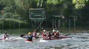 Ausgetragen: Acht Teams nahmen am Kanupoloturnier auf der Saale teil