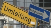 Straßensperrung in Maua