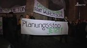 Bebauung: Bürgerinitiative und Initiativgruppe Moratorium protestierten gegen Eichplatz-Beschluss