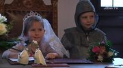 Geheiratet: Die Kinder der Kita Abenteuerland feierten Ritterhochzeit