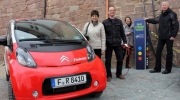 Ladestation für Elektroautos auf der Leuchtenburg