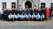 Begrüßung für Feuerwehrmänner und -frauen