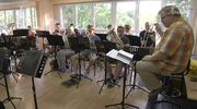Angetreten: Die Brass Band BlechKLANG stellt sich am Samstag der Jury der Deutschen Meisterschaft 