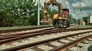 Schienenerneuerung: Am Gleisdreieck Lobeda werden die Arbeiten in dieser Woche beendet