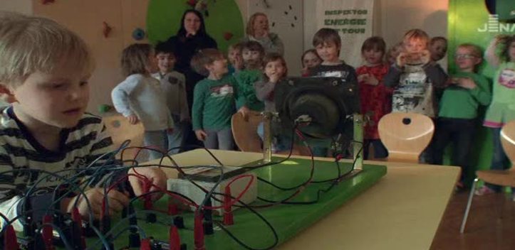 Inspektor in der Kita: Bei den „Saaleknirpsen“ in Göschwitz drehte sich heute alles um Energie