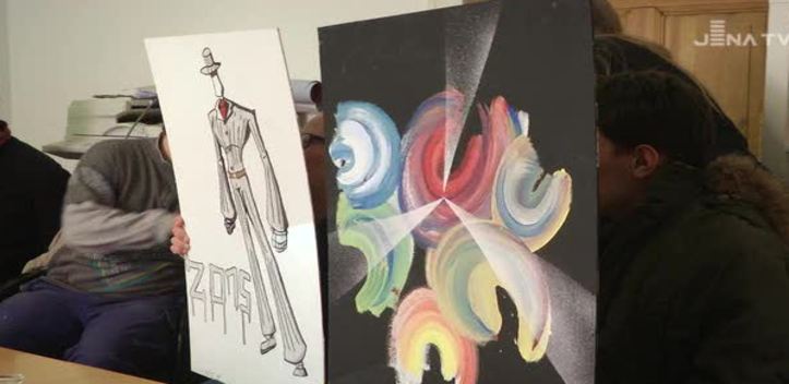 Schüler spielen Theater: In diesem Jahr wurden die Plakate selbst gestaltet