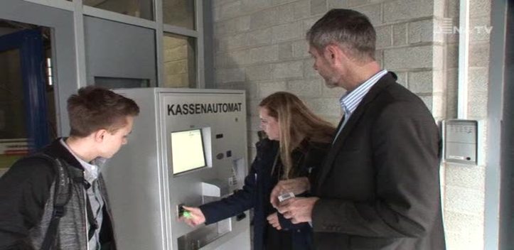 Kassenautomat: Im Stadtwerke-Servicebüro in der Grietgasse gibt es Neuerungen