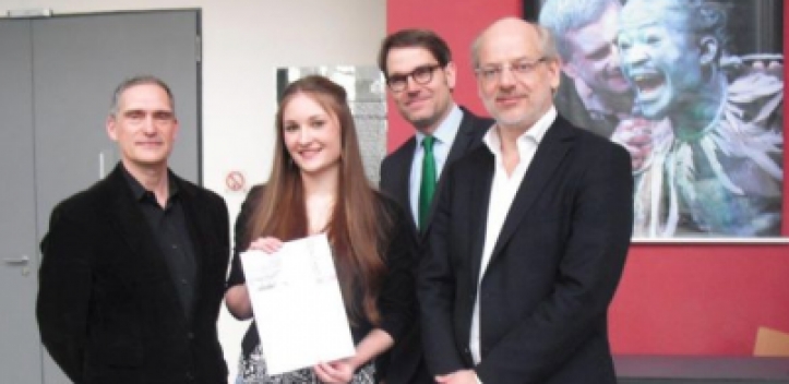 Preisübergabe im Wettbewerb „tatort kultur”