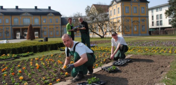 Osterspaziergang im Hofwiesenpark und Küchengarten 