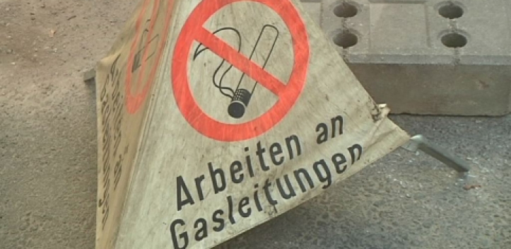 Neue Gasleitung im Malvenweg