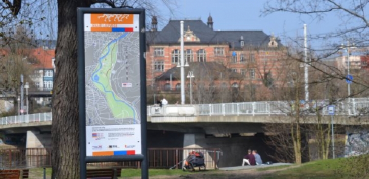 Laufwege wurden neu beschildert