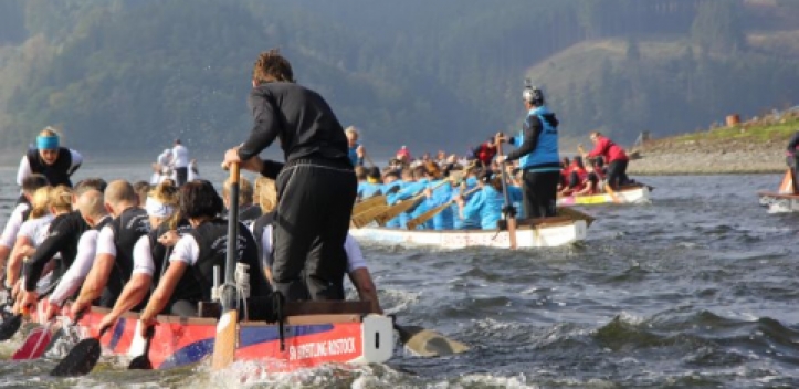 Deutsche Drachenbootmeisterschaft am „Zeulenrodaer Meer\"