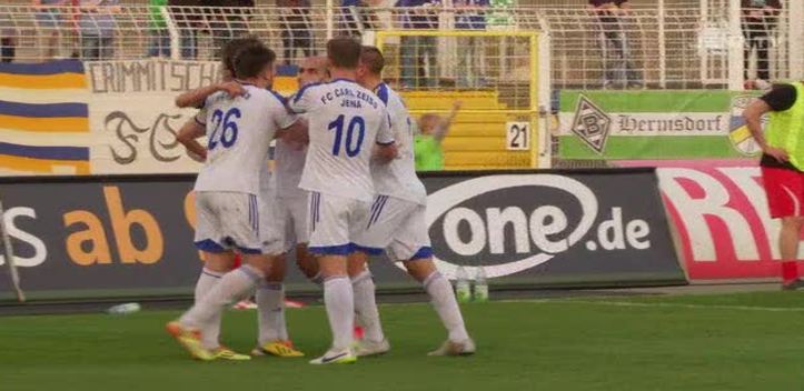 Später Ausgleich: Dem FC Carl Zeiss Jena gelang  nur ein 1:1 gegen den ZFC Meuselwitz