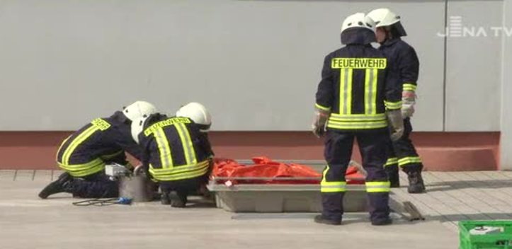 Nur eine Übung: Die Rettungseinheiten der Stadt Jena probten den Ernstfall