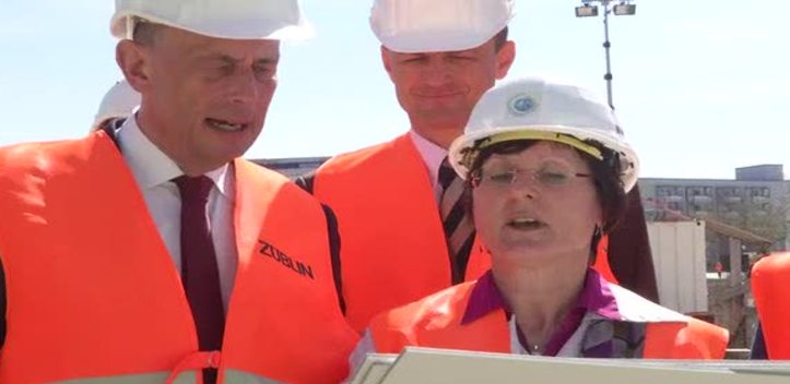 Enormer Fortschritt: Thüringens größte Baustelle am Uni-Klinikum in Lobeda-Ost wächst