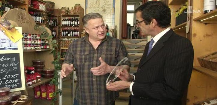 Besuch aus Porto: Der Bürgermeister der Partnerstadt war im Portu-Shop zu Gast