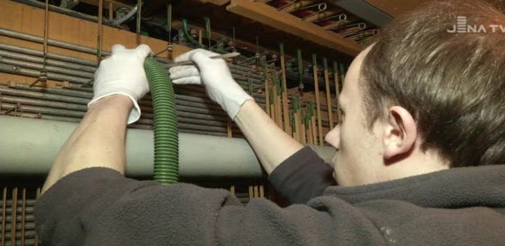 Reinigung der Orgel: In der Stadtkirche wurde die Königin der Instrumente ausgebaut