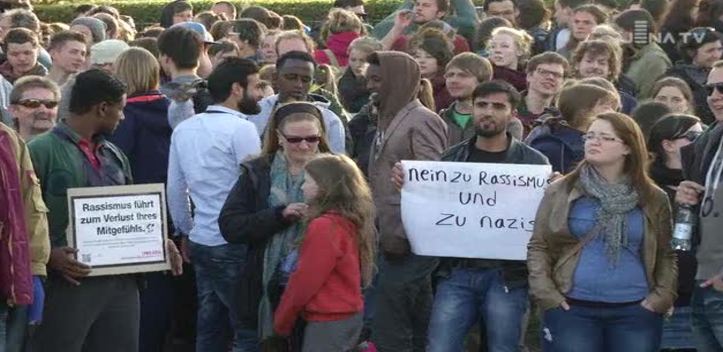 Demonstration: Hunderte gingen in Eisenberg gegen die Thügida-Bewegung auf die Straße