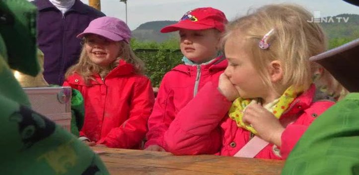 Töne im Freien: In Lobeda nutzen immer mehr Kitas den Klanggarten