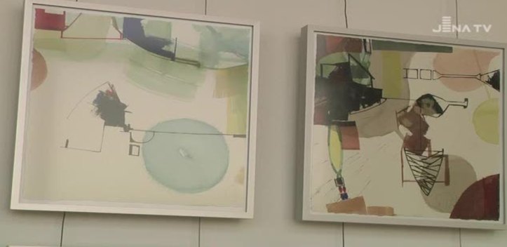 Ausstellung der Galerie Huber+Treff: Im Stadtwerkegebäude sind abstrakte Werke zu sehen