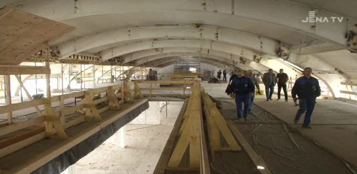 Große Umbauarbeiten: Am „Bau 28“ wurde heute Richtfest gefeiert