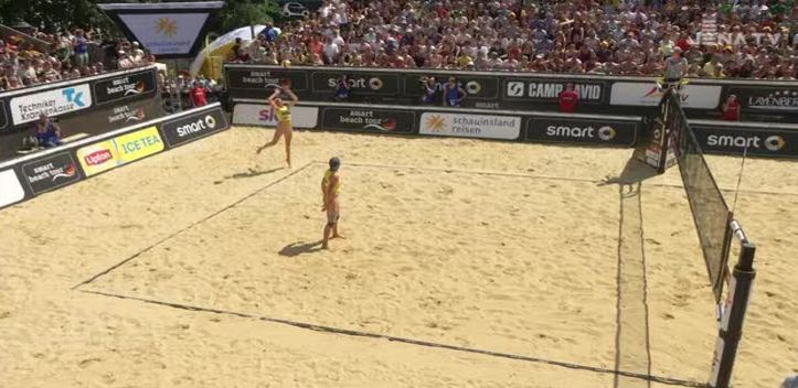 Premiere: Die Smart-Beach-Tour machte auf dem Marktplatz Station