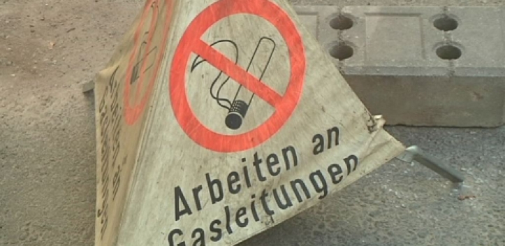 Neue Gasleitungen in der Heinrich-von-Eggeling-Straße