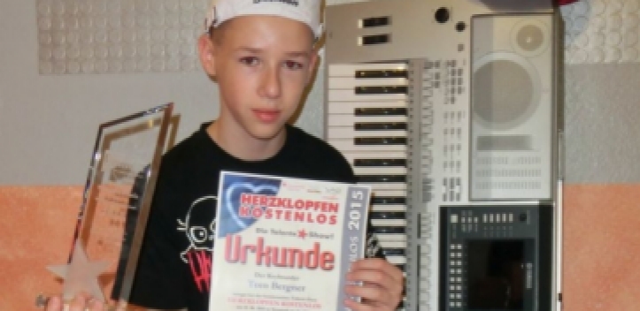 Talente-Show-Preis für Tom Bergner