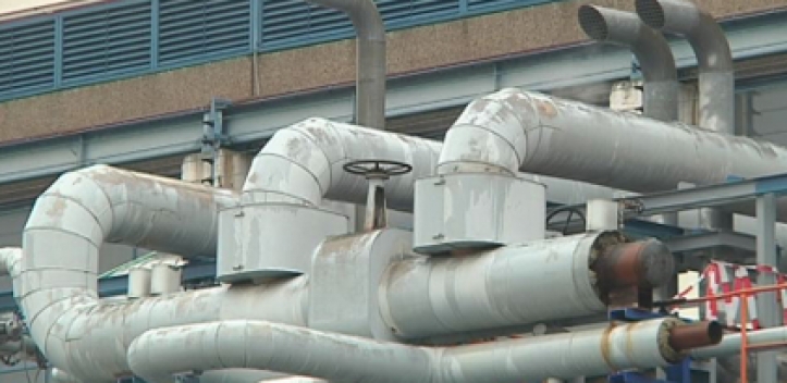 Reparaturen am Fernwärmenetz 