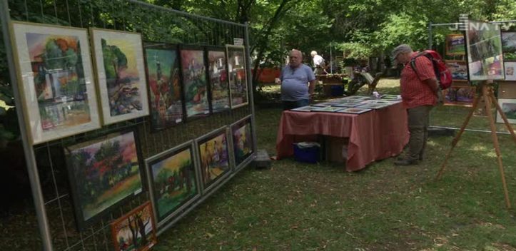 Galerie im Freien: Der KunstGarten feierte am Samstag sein zehn-jähriges Bestehen
