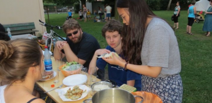 Internationale Studenten zu Gast im Unisport