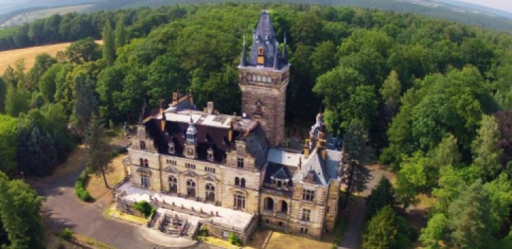 Bauuntersuchung am Neuen Jagdschloss Hummelshain 