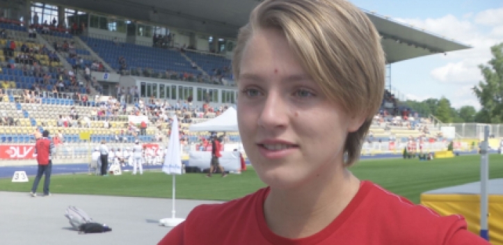 Erste Goldmedaille für LC Jena durch Lotte Reimann